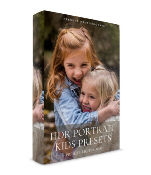 HDR Portrait Kids Presets Lightroom Photoshop + Mobile
