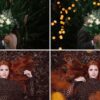 Sobreposições Bokeh Dourado Overlays efeito de luz Premium - Image 2