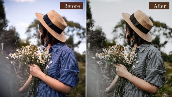 Black Tone Presets Dark Moody Lightroom Presets Filter for Influencer - DL Presets