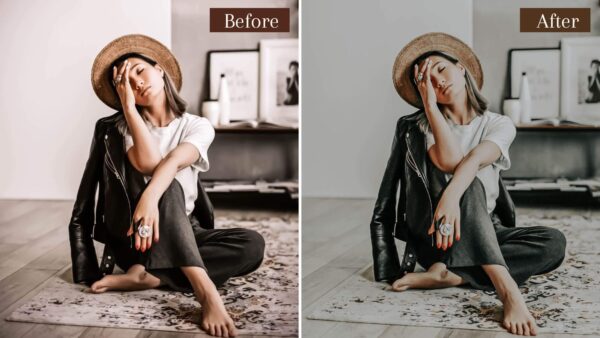 Black Tone Presets Dark Moody Lightroom Presets Filter for Influencer DL Presets 3 DC Presets