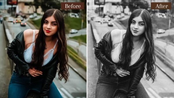 Black Tone Presets Dark Moody Lightroom Presets Filter for Influencer DL Presets 6 DC Presets