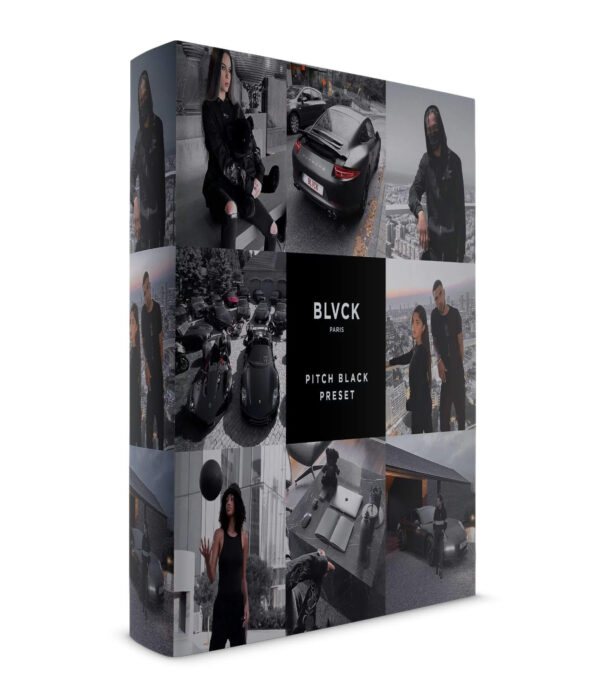 Pack De Presets Black - Blvck Paris (lr Mobile, Lr Pc, Luts)