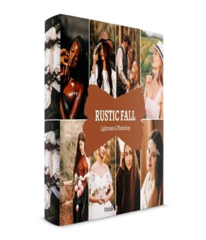 Rustic Fall Lightroom Presets Pack for Desktop & Mobile, Moody Warm Tones (1